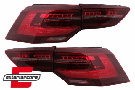 Full LED IQ Light stražnja svjetla SEQ žmigavci (crvena) / VW Golf VIII Hatchback Mk8 MQB (2020-2024), LDVWV2