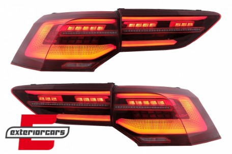 Full LED IQ Light stražnja svjetla SEQ žmigavci (crvena) / VW Golf VIII Hatchback Mk8 MQB (2020-2024), LDVWV2
