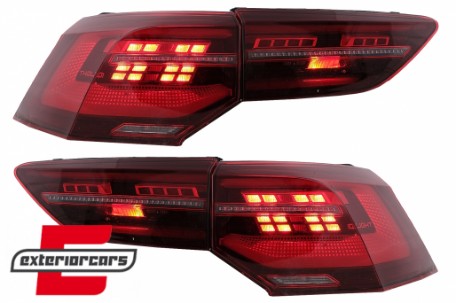 Full LED IQ Light stražnja svjetla SEQ žmigavci (crvena) / VW Golf VIII Hatchback Mk8 MQB (2020-2024), LDVWV2