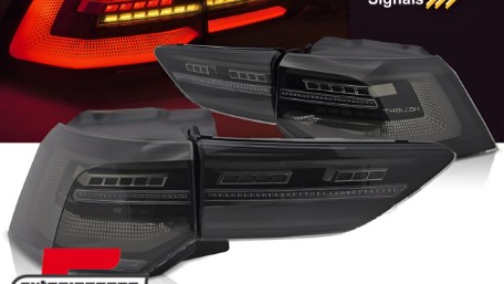 Full LED IQ Light stražnja svjetla SEQ žmigavci (smoke) / VW Golf VIII Hatchback Mk8 MQB (2020-2024), LDVWV3