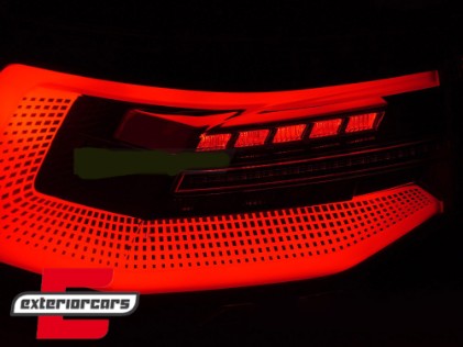 Full LED IQ Light stražnja svjetla SEQ žmigavci (smoke) / VW Golf VIII Hatchback Mk8 MQB (2020-2024), LDVWV3