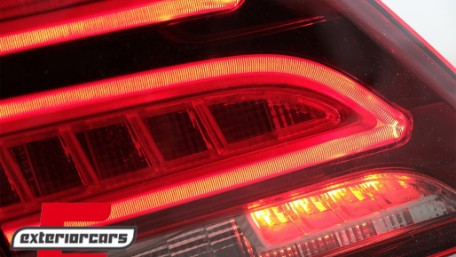 Full LED LightBar stražnja svjetla (crvena/kristal) / Mercedes ML klasa W166 (2011-2015), LDMEC4