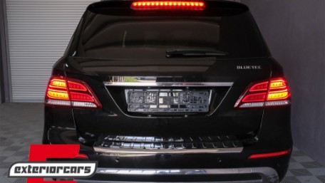 Full LED LightBar stražnja svjetla (crvena/kristal) / Mercedes ML klasa W166 (2011-2015), LDMEC4
