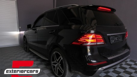 Full LED LightBar stražnja svjetla (crvena/kristal) / Mercedes ML klasa W166 (2011-2015), LDMEC4
