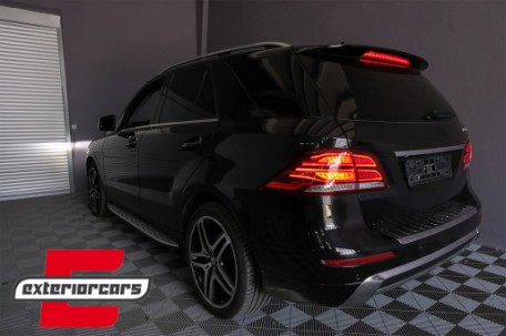 Full LED LightBar stražnja svjetla (crvena/kristal) / Mercedes ML klasa W166 (2011-2015), LDMEC4