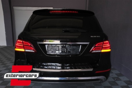 Full LED LightBar stražnja svjetla (crvena/kristal) / Mercedes ML klasa W166 (2011-2015), LDMEC4