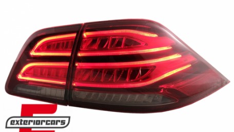 Full LED LightBar stražnja svjetla (crvena/kristal) / Mercedes ML klasa W166 (2011-2015), LDMEC4