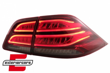 Full LED LightBar stražnja svjetla (crvena/kristal) / Mercedes ML klasa W166 (2011-2015), LDMEC4