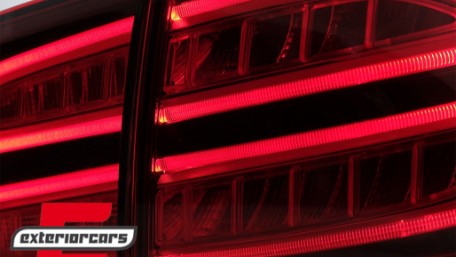 Full LED LightBar stražnja svjetla (crvena/kristal) / Mercedes ML klasa W166 (2011-2015), LDMEC4