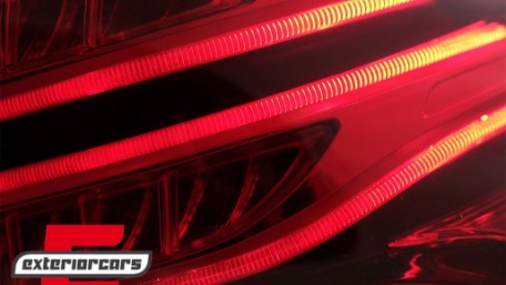 Full LED LightBar stražnja svjetla (crvena/kristal) / Mercedes ML klasa W166 (2011-2015), LDMEC4