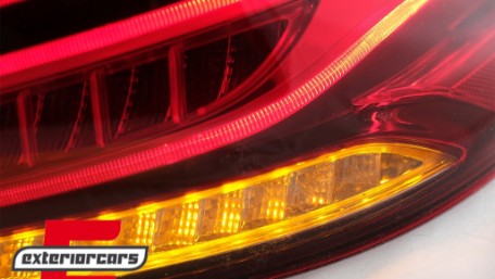 Full LED LightBar stražnja svjetla (crvena/kristal) / Mercedes ML klasa W166 (2011-2015), LDMEC4