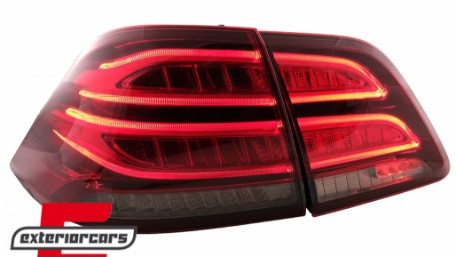 Full LED LightBar stražnja svjetla (crvena/kristal) / Mercedes ML klasa W166 (2011-2015), LDMEC4