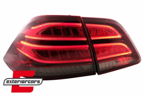 Full LED LightBar stražnja svjetla (crvena/kristal) / Mercedes ML klasa W166 (2011-2015), LDMEC4
