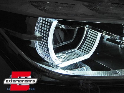 Full LED prednja svjetla 3D Angel Eyes / BMW serije 3 F30 F31 LCI limuzina karavan (2015-2019), LPBMO6