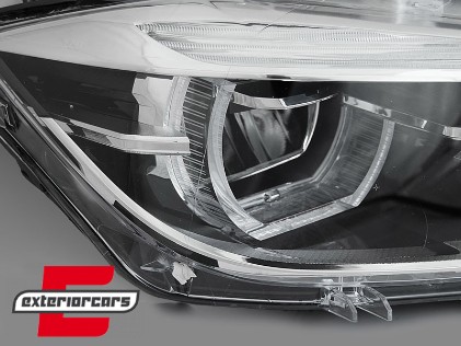 Full LED prednja svjetla 3D Angel Eyes / BMW serije 3 F30 F31 limuzina karavan (10.2011-05.2015), LPBMO5