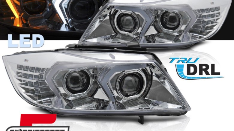 Full LED prednja svjetla (chrome) / BMW serije 3 E90 limuzina E91 karavan (03.2005-08.2008), LPBMP9