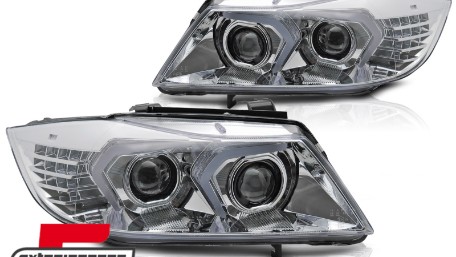Full LED prednja svjetla (chrome) / BMW serije 3 E90 limuzina E91 karavan (03.2005-08.2008), LPBMP9