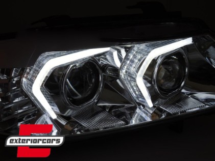 Full LED prednja svjetla (chrome) / BMW serije 3 E90 limuzina E91 karavan (03.2005-08.2008), LPBMP9