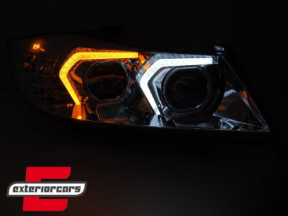 Full LED prednja svjetla (chrome) / BMW serije 3 E90 limuzina E91 karavan (03.2005-08.2008), LPBMP9