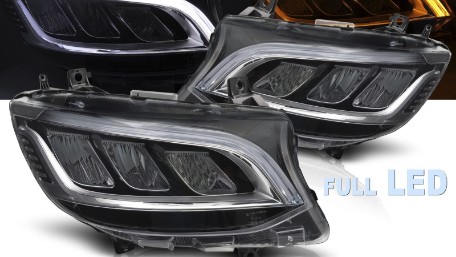 Full LED prednja svjetla (chrome) / Mercedes Sprinter W907 W910  (2019-2027), LPMEG0