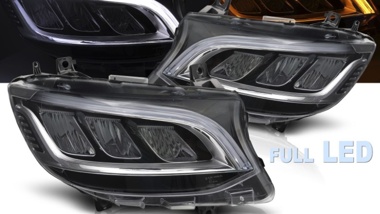 Full LED prednja svjetla (chrome) / Mercedes Sprinter W907 W910  (2019-2027), LPMEG0