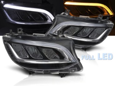 Full LED prednja svjetla (chrome) / Mercedes Sprinter W907 W910  (2019-2027), LPMEG0