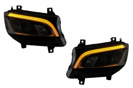 Full LED prednja svjetla (chrome) / Mercedes Sprinter W907 W910  (2019-2027), LPMEG0