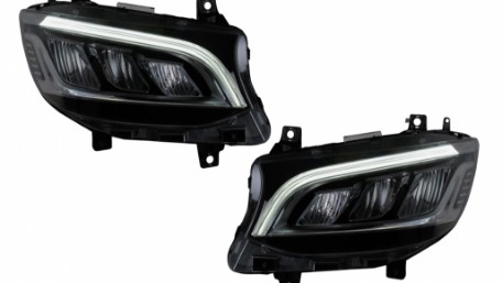 Full LED prednja svjetla (chrome) / Mercedes Sprinter W907 W910  (2019-2027), LPMEG0