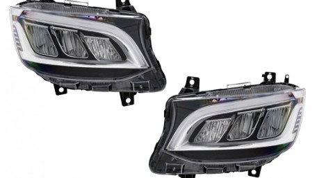 Full LED prednja svjetla (chrome) / Mercedes Sprinter W907 W910  (2019-2027), LPMEG0