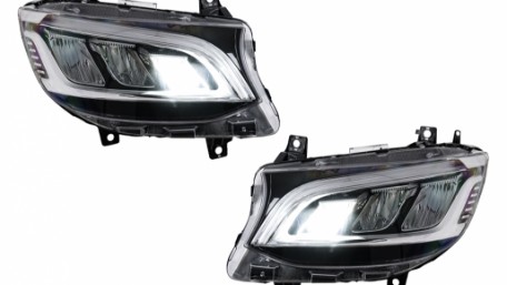 Full LED prednja svjetla (chrome) / Mercedes Sprinter W907 W910  (2019-2027), LPMEG0