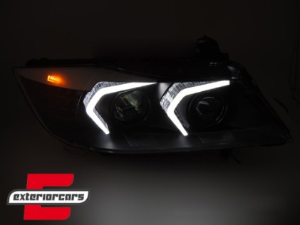 Full LED prednja svjetla (crna) / BMW serije 3 E90 limuzina E91 karavan (03.2005-08.2008), LPBMR0