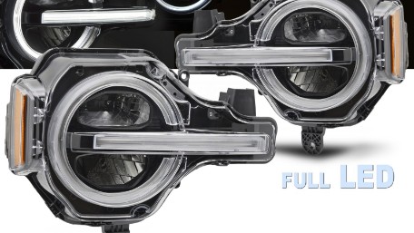 Full LED prednja svjetla (crna) / Ford Bronco (2021-2024), LPFOD3