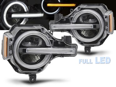 Full LED prednja svjetla (crna) / Ford Bronco (2021-2024), LPFOD3