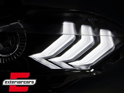Full LED prednja svjetla (crna) / Ford Mustang VI Facelift (2018-2022), LPFO95