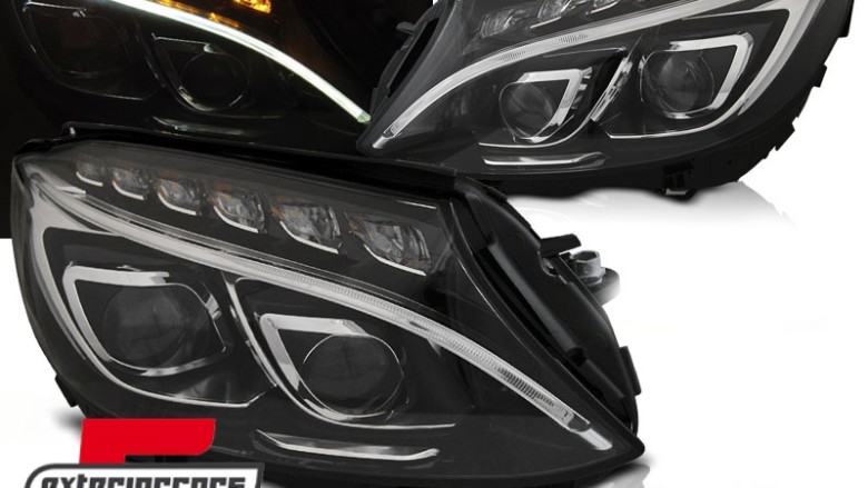 Full LED prednja svjetla (crna) / Mercedes C-klasa W205 S205 A205 C205 (2014-2018), LPMEC6
