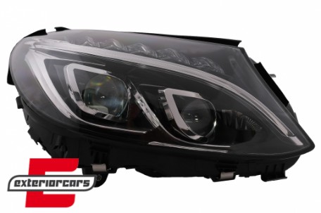 Full LED prednja svjetla (crna) / Mercedes C-klasa W205 S205 A205 C205 (2014-2018), LPMEC6
