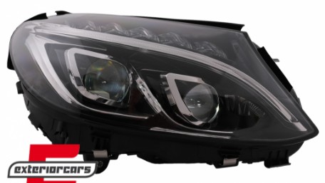 Full LED prednja svjetla (crna) / Mercedes C-klasa W205 S205 A205 C205 (2014-2018), LPMEC6