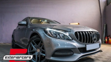 Full LED prednja svjetla (crna) / Mercedes C-klasa W205 S205 A205 C205 (2014-2018), LPMEC6