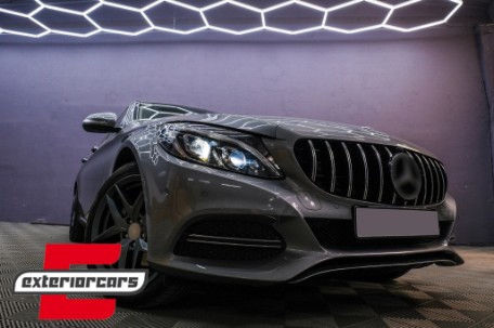 Full LED prednja svjetla (crna) / Mercedes C-klasa W205 S205 A205 C205 (2014-2018), LPMEC6