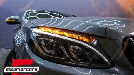 Full LED prednja svjetla (crna) / Mercedes C-klasa W205 S205 A205 C205 (2014-2018), LPMEC6