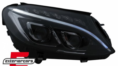 Full LED prednja svjetla (crna) / Mercedes C-klasa W205 S205 A205 C205 (2014-2018), LPMEC6