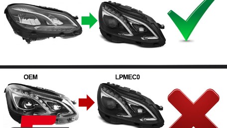 Full LED prednja svjetla (crna) / Mercedes E-klasa W212 S212 Facelift (2013-2016), LPMEC0