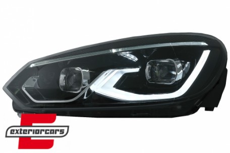 Full LED prednja svjetla (crna) / VW Golf 6 VI (2008-2013), LPVWW7