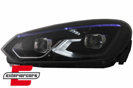 Full LED prednja svjetla (crna) / VW Golf 6 VI (2008-2013), LPVWW7