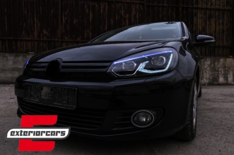Full LED prednja svjetla (crna) / VW Golf 6 VI (2008-2013), LPVWW7