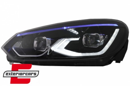 Full LED prednja svjetla (crna) / VW Golf 6 VI (2008-2013), LPVWW7