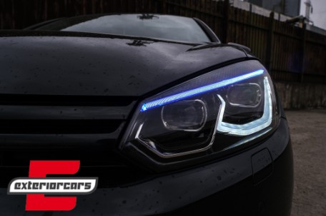 Full LED prednja svjetla (crna) / VW Golf 6 VI (2008-2013), LPVWW7