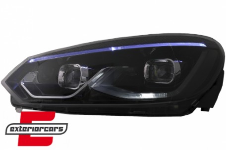 Full LED prednja svjetla (crna) / VW Golf 6 VI (2008-2013), LPVWW7