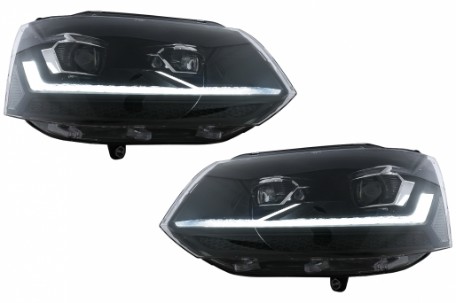 Full LED prednja svjetla (crna) / VW Transporter Caravelle Multivan T5.1 Facelift (2010-2015), LPVX25