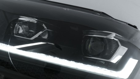 Full LED prednja svjetla (crna) / VW Transporter Caravelle Multivan T5.1 Facelift (2010-2015), LPVX25
